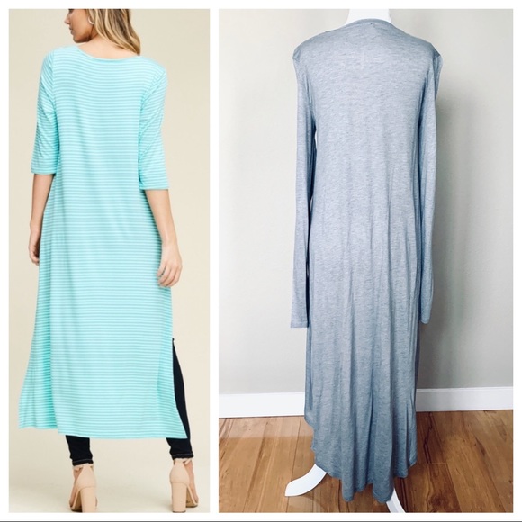 NWOT ZARA Front Knot High Low Gray TOP Blouse - Picture 6 of 8